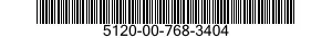 5120-00-768-3404  5120007683404 007683404