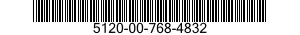 5120-00-768-4832  5120007684832 007684832