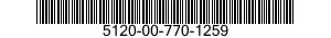 5120-00-770-1259  5120007701259 007701259