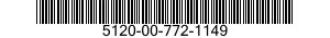 5120-00-772-1149  5120007721149 007721149