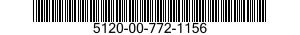5120-00-772-1156  5120007721156 007721156