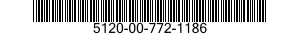 5120-00-772-1186  5120007721186 007721186