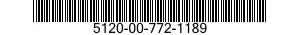5120-00-772-1189  5120007721189 007721189