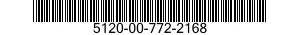 5120-00-772-2168  5120007722168 007722168