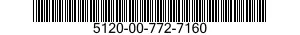 5120-00-772-7160  5120007727160 007727160