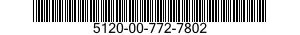 5120-00-772-7802  5120007727802 007727802