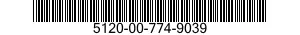 5120-00-774-9039  5120007749039 007749039