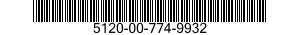5120-00-774-9932  5120007749932 007749932