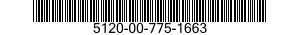 5120-00-775-1663  5120007751663 007751663
