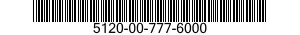 5120-00-777-6000  5120007776000 007776000