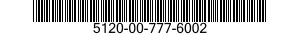 5120-00-777-6002  5120007776002 007776002