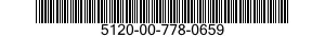 5120-00-778-0659  5120007780659 007780659