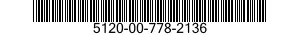 5120-00-778-2136  5120007782136 007782136