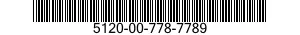 5120-00-778-7789  5120007787789 007787789