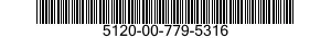 5120-00-779-5316  5120007795316 007795316