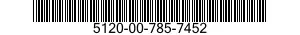 5120-00-785-7452  5120007857452 007857452