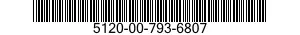 5120-00-793-6807  5120007936807 007936807