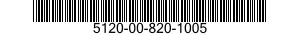 5120-00-820-1005 KEY,SOCKET HEAD SCREW 5120008201005 008201005