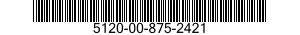 5120-00-875-2421  5120008752421 008752421