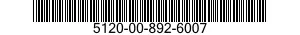 5120-00-892-6007  5120008926007 008926007