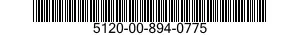 5120-00-894-0775  5120008940775 008940775