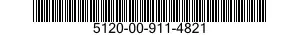 5120-00-911-4821  5120009114821 009114821