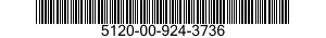 5120-00-924-3736  5120009243736 009243736