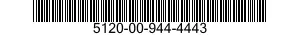 5120-00-944-4443  5120009444443 009444443