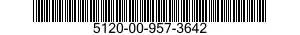5120-00-957-3642 BIT,SCREWDRIVER 5120009573642 009573642