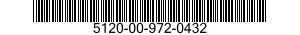5120-00-972-0432 SCREWDRIVER,FLAT TIP 5120009720432 009720432