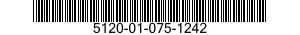 5120-01-075-1242 BIT,SCREWDRIVER 5120010751242 010751242