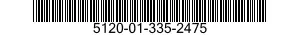 5120-01-335-2475  5120013352475 013352475