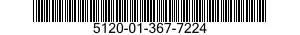 5120-01-367-7224 SCREWDRIVER,CROSS TIP 5120013677224 013677224