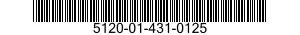 5120-01-431-0125 WRENCH,OPEN END BOX 5120014310125 014310125