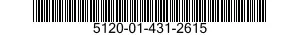 5120-01-431-2615 SCREWDRIVER ATTACHMENT,SOCKET WRENCH 5120014312615 014312615