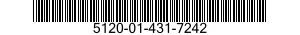 5120-01-431-7242 KEY,SOCKET HEAD SCREW 5120014317242 014317242