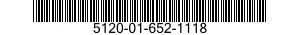 5120-01-652-1118 SCREWDRIVER ATTACHMENT,SOCKET WRENCH 5120016521118 016521118