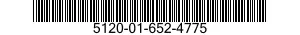 5120-01-652-4775 KEY,SOCKET HEAD SCREW 5120016524775 016524775