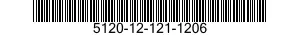5120-12-121-1206 SCREWDRIVER,FLAT TIP 5120121211206 121211206