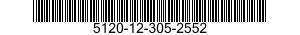 5120-12-305-2552 KEY,SOCKET HEAD SCREW 5120123052552 123052552