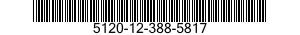 5120-12-388-5817 BAR,SOCKET WRENCH HANDLE 5120123885817 123885817