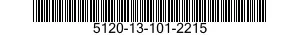 5120-13-101-2215 SCREWDRIVER,FLAT TIP-CROSS TIP 5120131012215 131012215