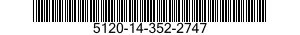 5120-14-352-2747 BIT,SCREWDRIVER 5120143522747 143522747