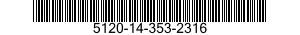 5120-14-353-2316  5120143532316 143532316