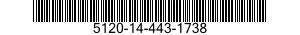 5120-14-443-1738 WRENCH,RATCHET 5120144431738 144431738