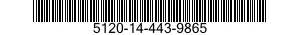 5120-14-443-9865  5120144439865 144439865