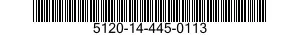 5120-14-445-0113 STAKE,SHEET METALWORKING 5120144450113 144450113