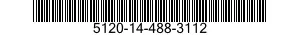 5120-14-488-3112 KEY,SOCKET HEAD SCREW 5120144883112 144883112