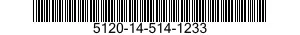 5120-14-514-1233 SCREWDRIVER,SIX POINT TIP 5120145141233 145141233