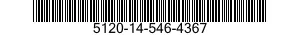 5120-14-546-4367 KEY,SOCKET HEAD SCREW 5120145464367 145464367